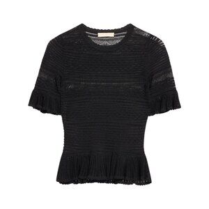 Ulla Johnson Flora Top in Noir